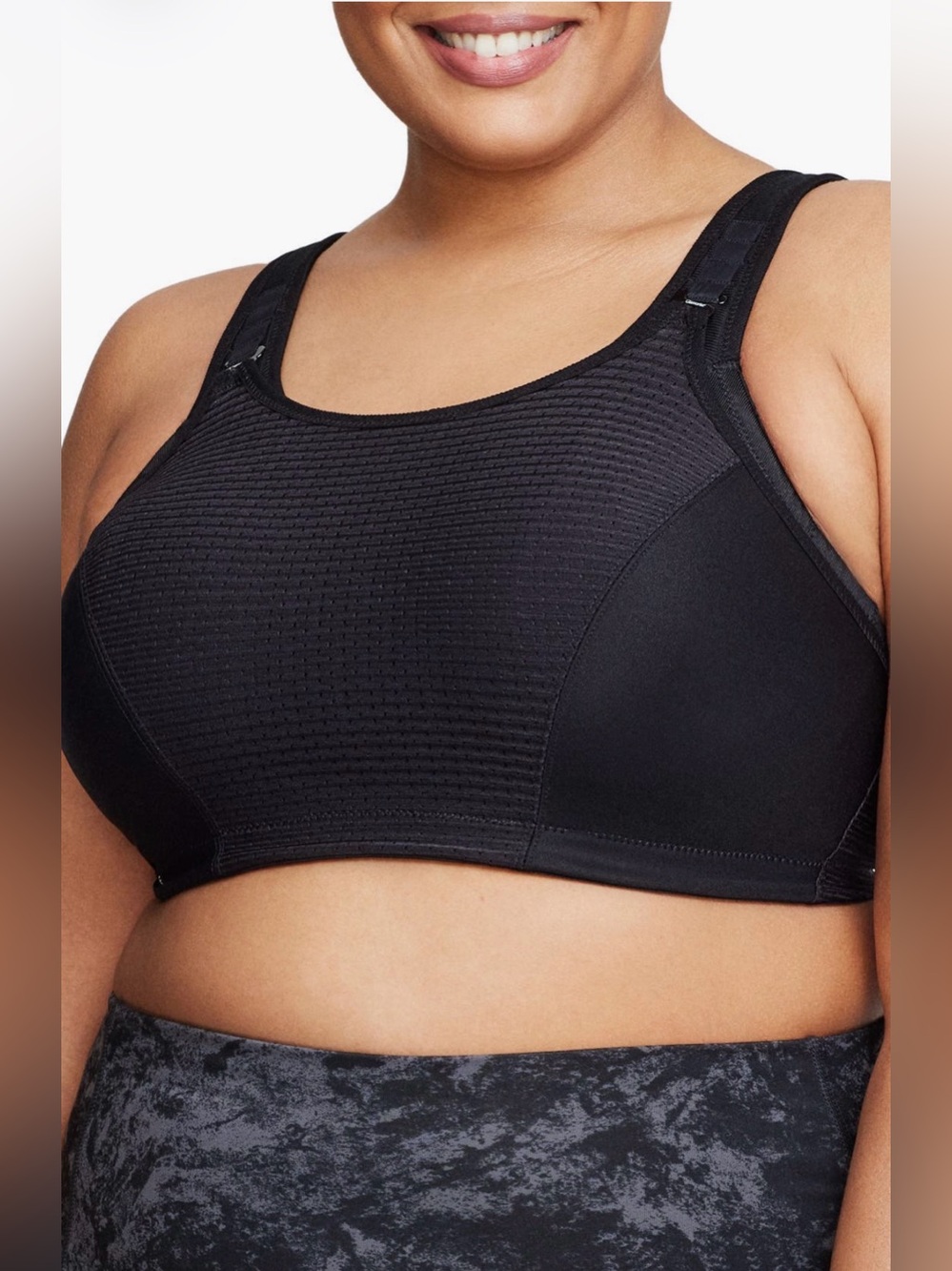 Glamorise Custom Control Underwire Sports Bra, Size 36I